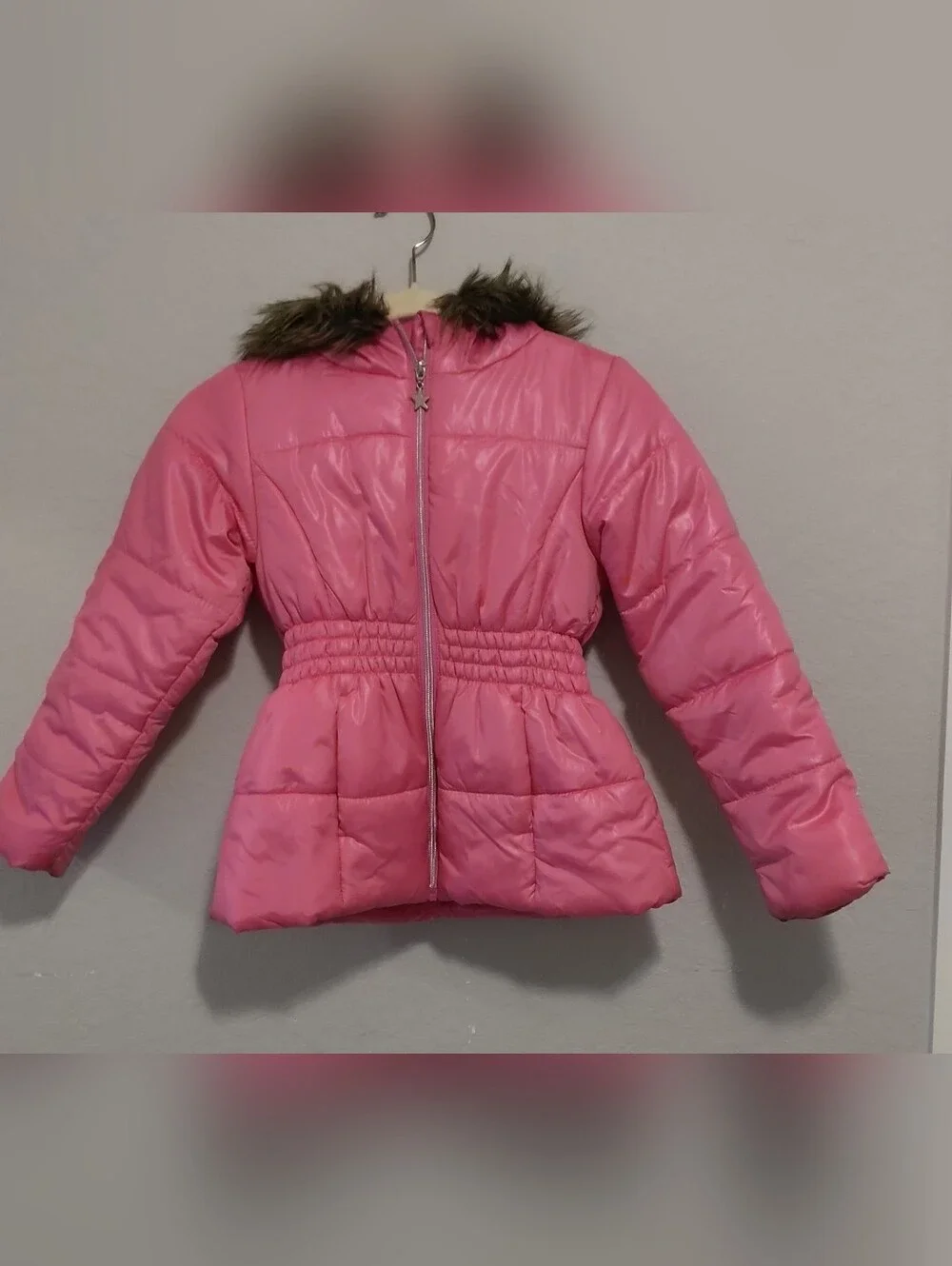 Girls' Lightweight Pink Cape Jacket - Brand Unspecified